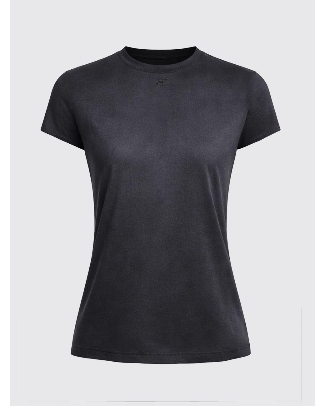 Courreges Blue CourrÈ Ges Cotton T-Shirts