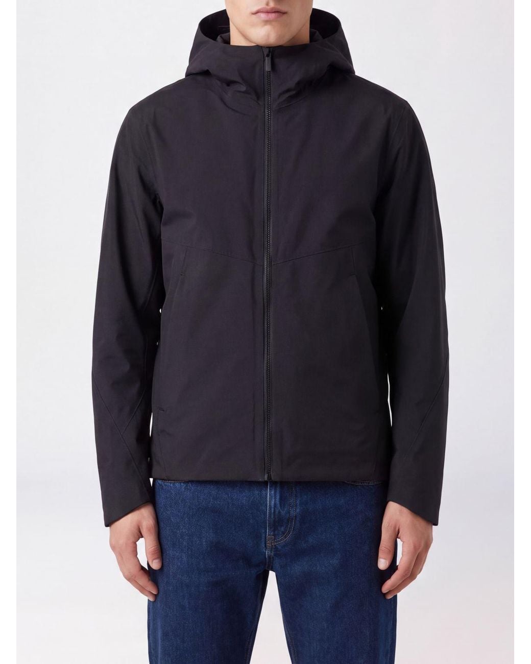 Veilance Blue Arris Hooded Gore-Tex Windbreaker Jacket for men