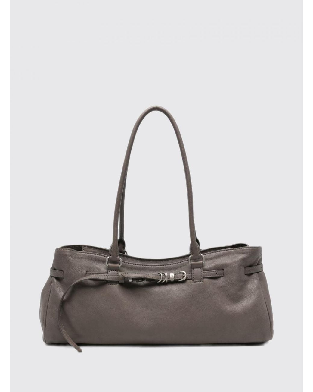 MARGE SHERWOOD Gray Soft Grandma Shoulder Bag