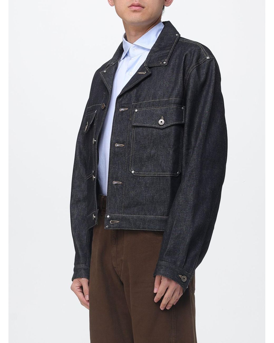 Lemaire Blue Denim Jacket for men