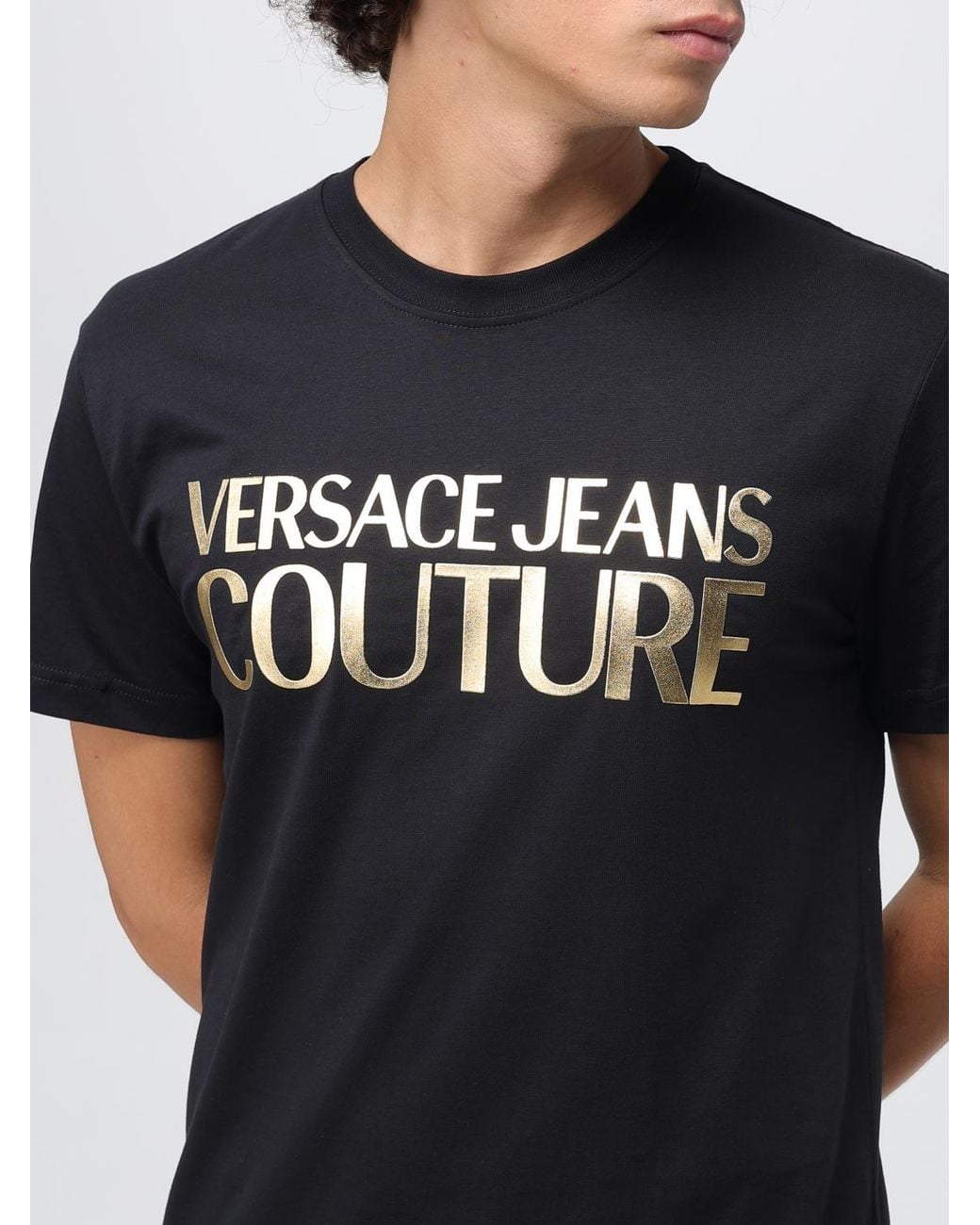 Versace Jeans Couture Black T-Shirt for men