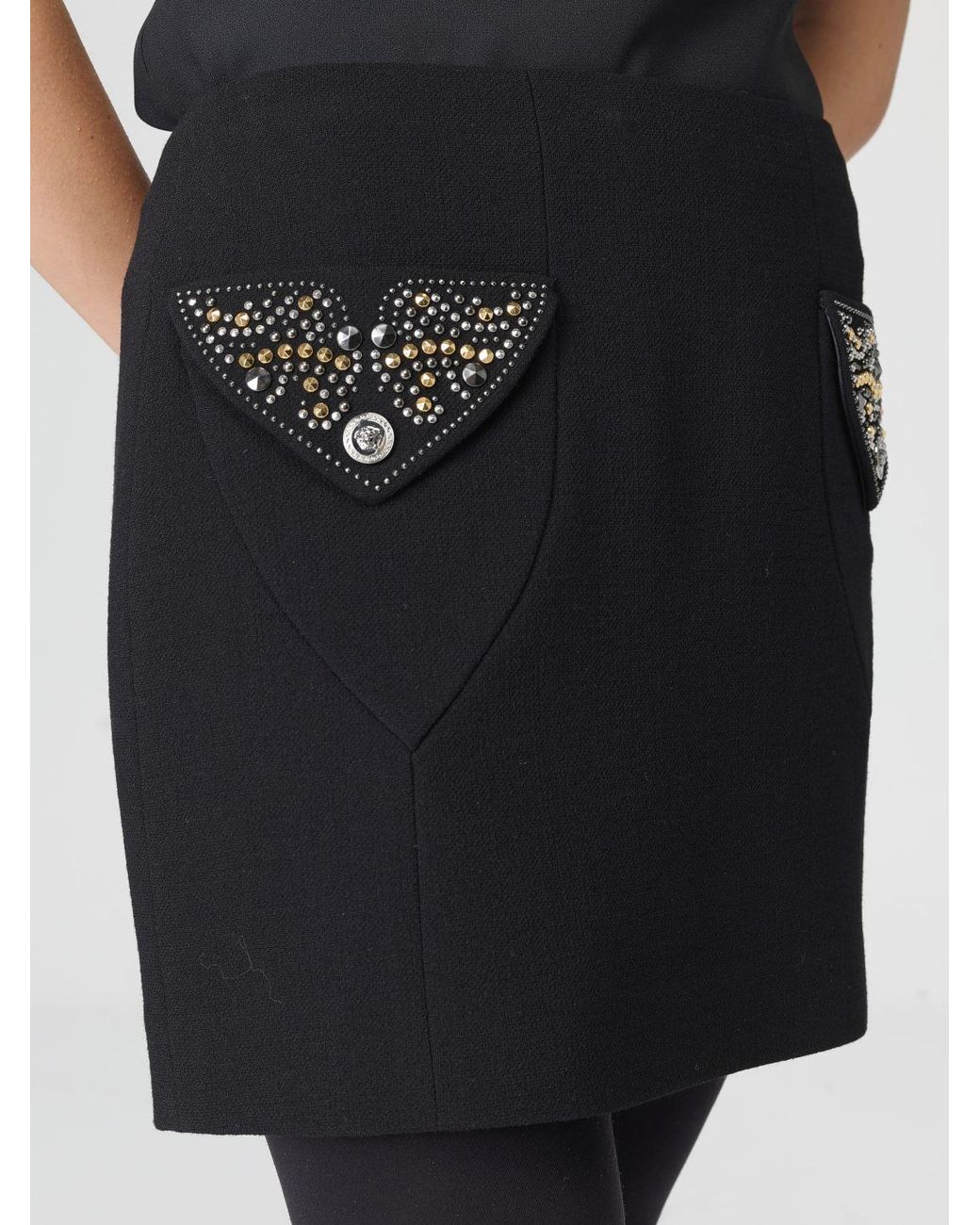 Versace Black Skirt