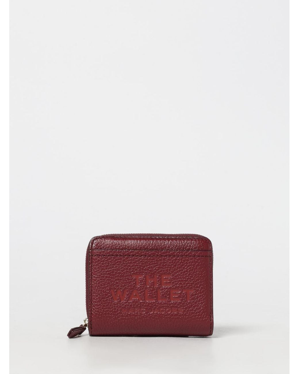 Marc Jacobs Purple Mini Compact Leather Wallet