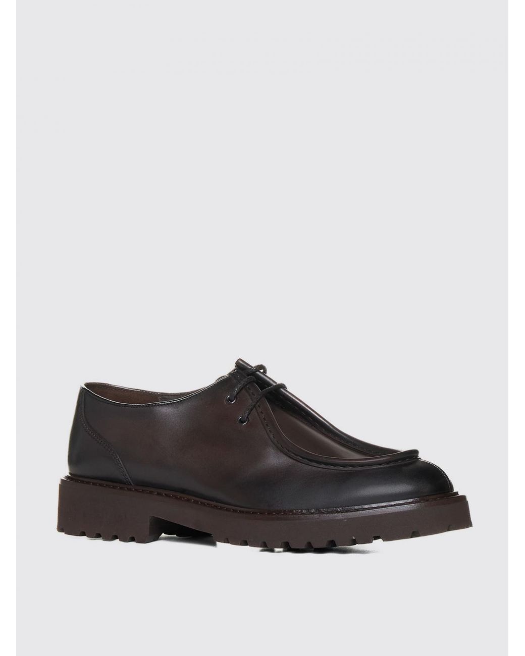 Doucal's Brown Brogue Shoes for men