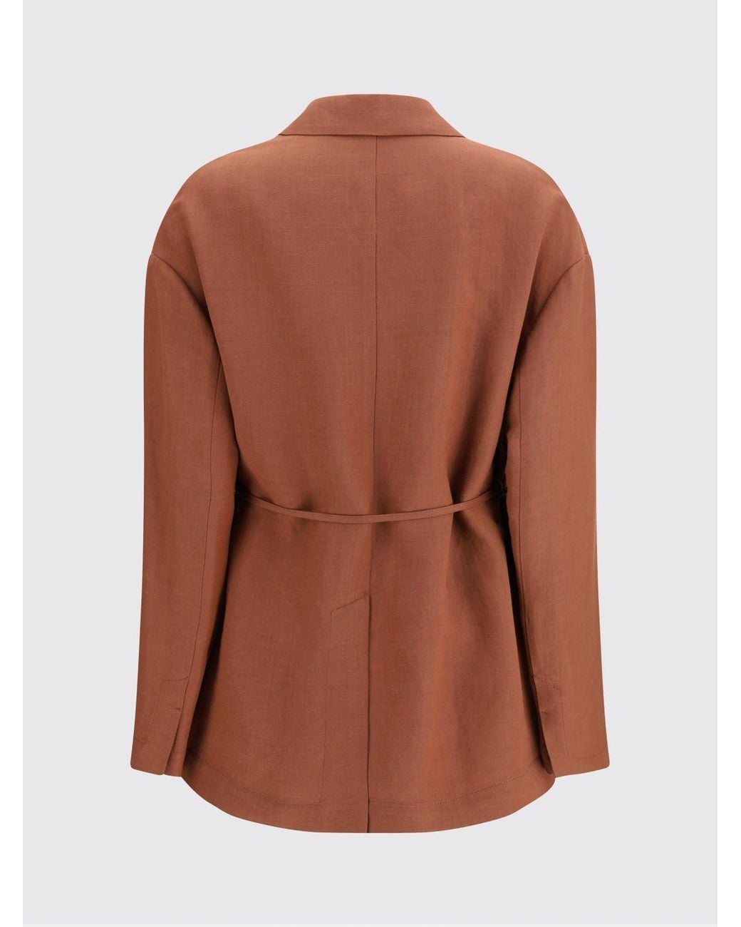 Brunello Cucinelli Brown Viscose Blazer