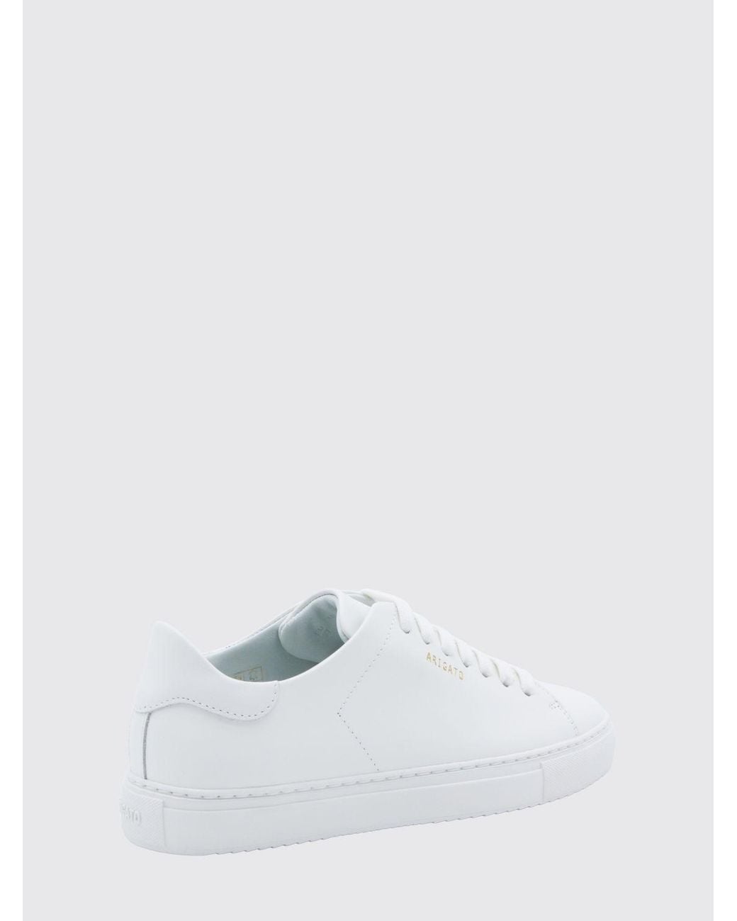 Axel Arigato White Clean 90 Low Top Smooth Leather Sneakers for men