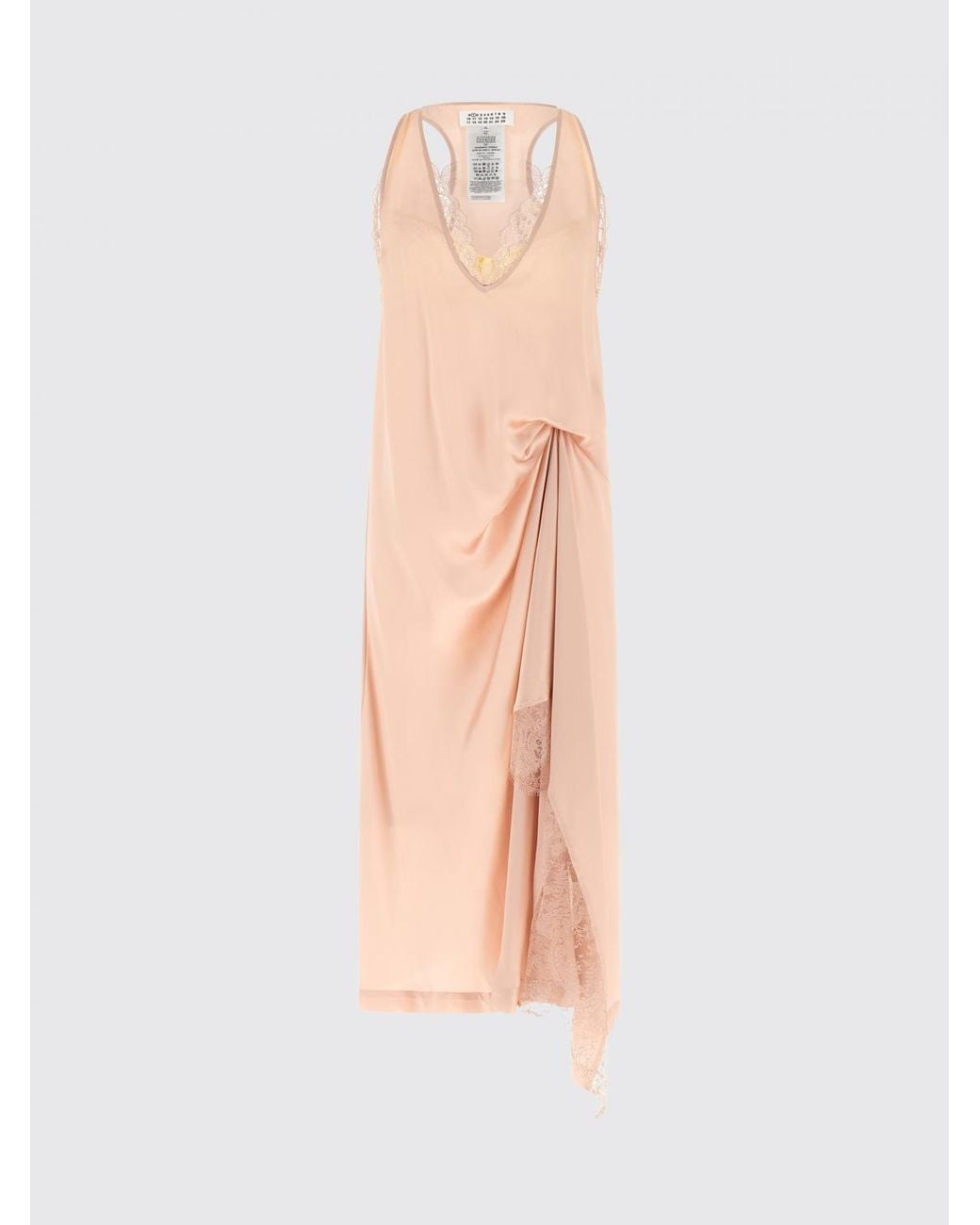 Maison Margiela Pink Midi Slip Dress