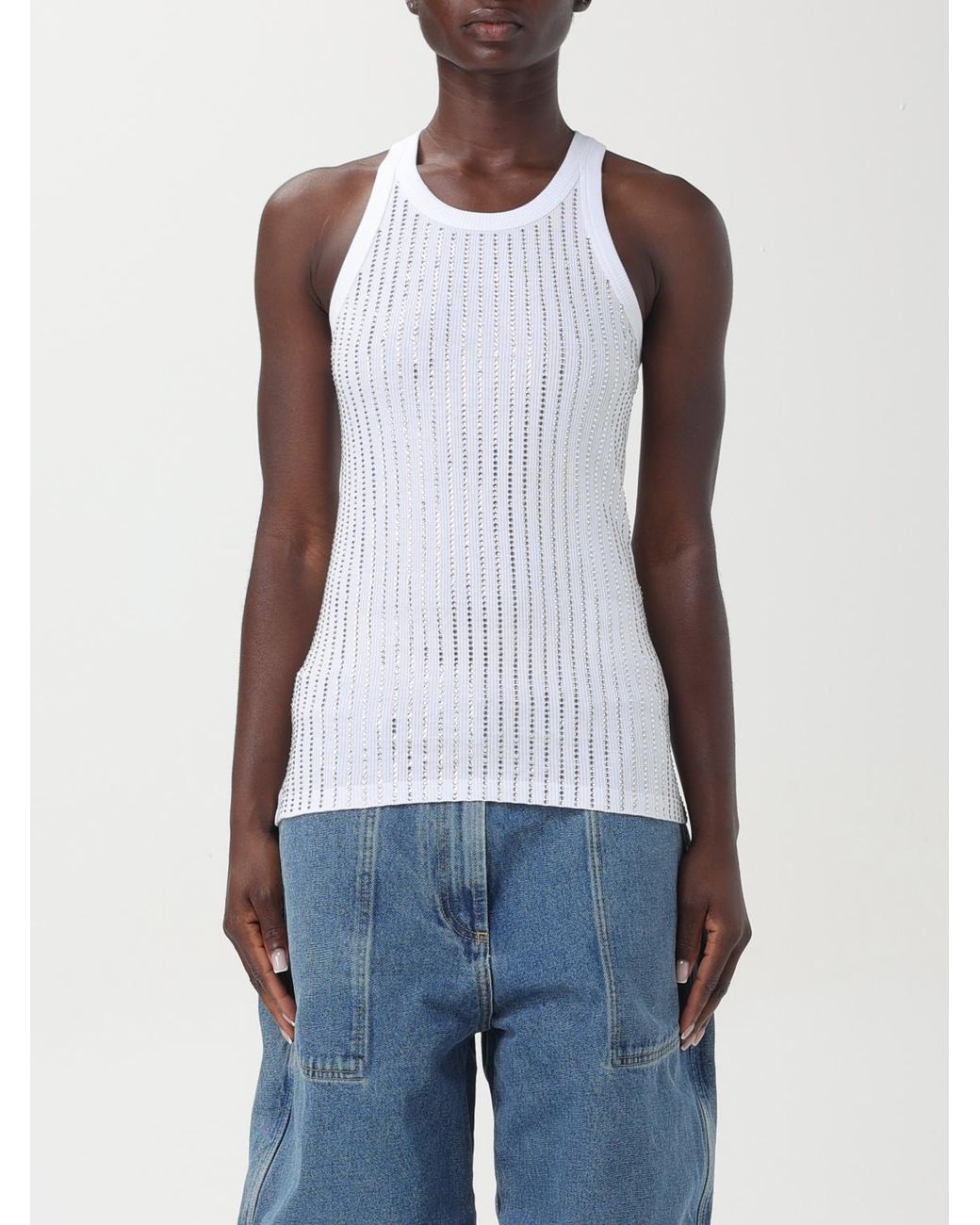 The Attico Blue Top