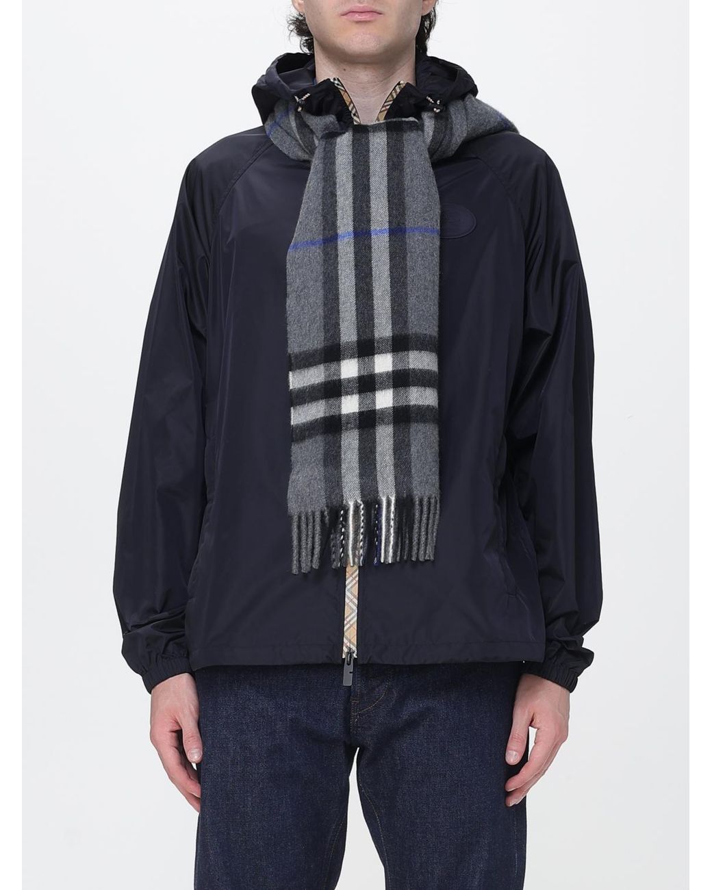 Sciarpa di Burberry in Gray da Uomo