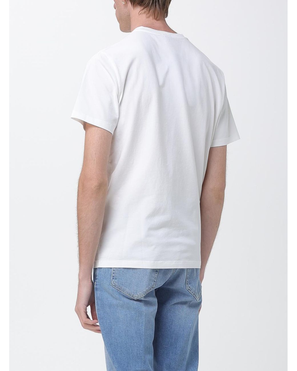 Barena White Cotton T-Shirt for men
