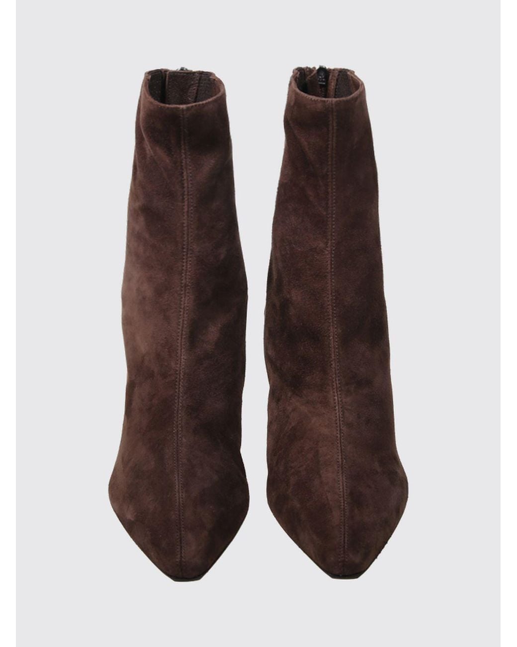 Aquazzura Brown Flat Ankle Boot