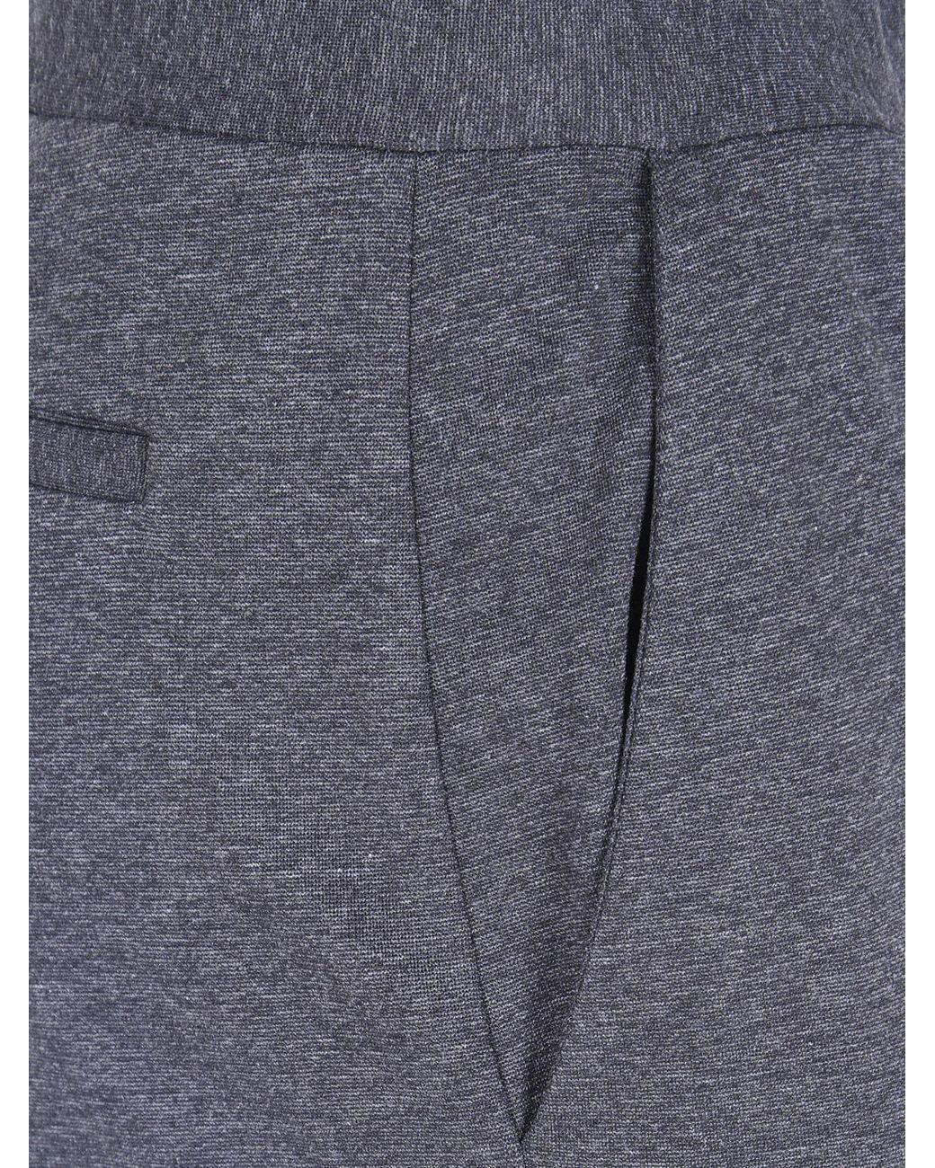 Semicouture Blue Cropped Slim Fit Trousers