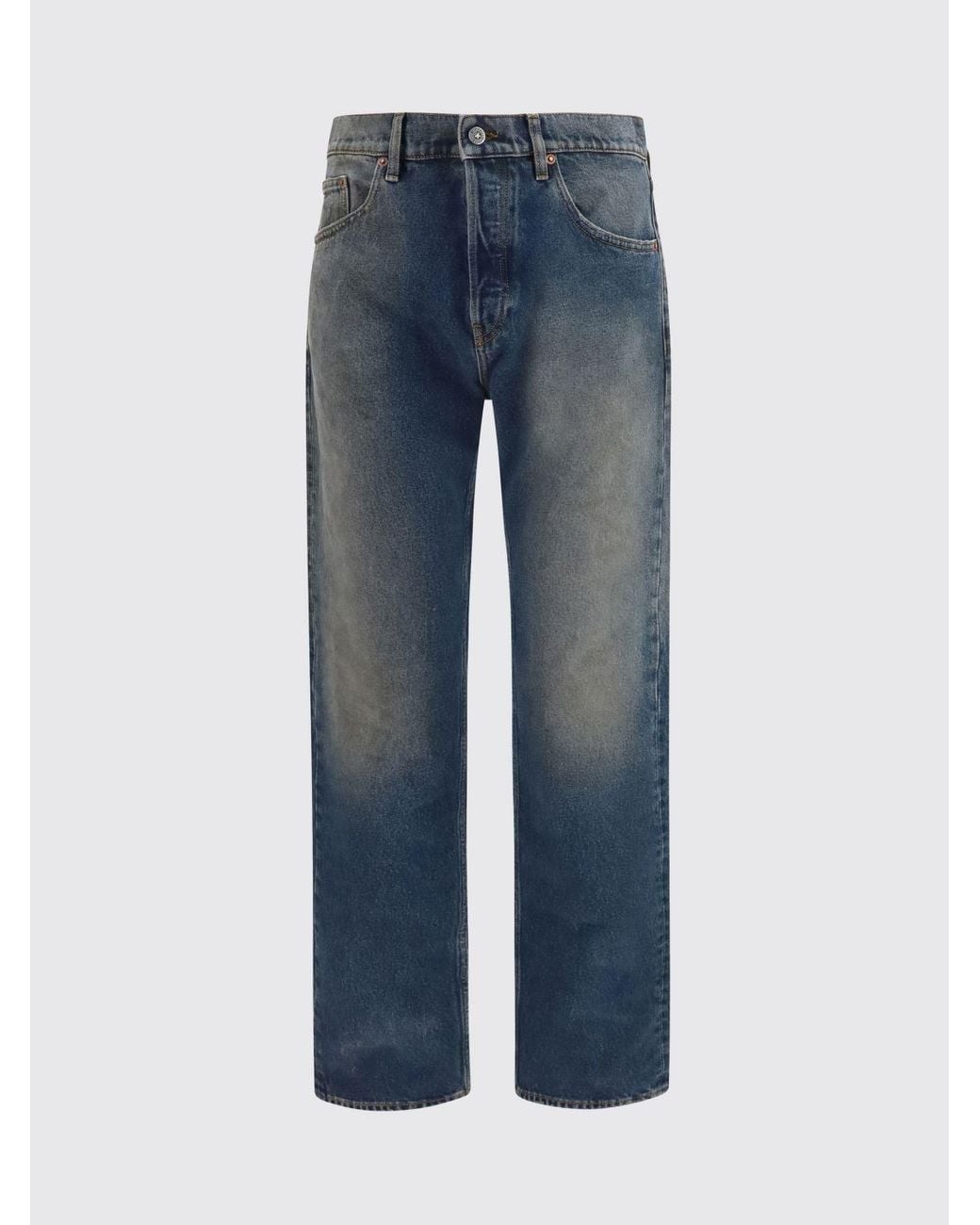 Golden Goose Deluxe Brand Blue Journey Mid-Rise Straight Leg Denim Jeans for men