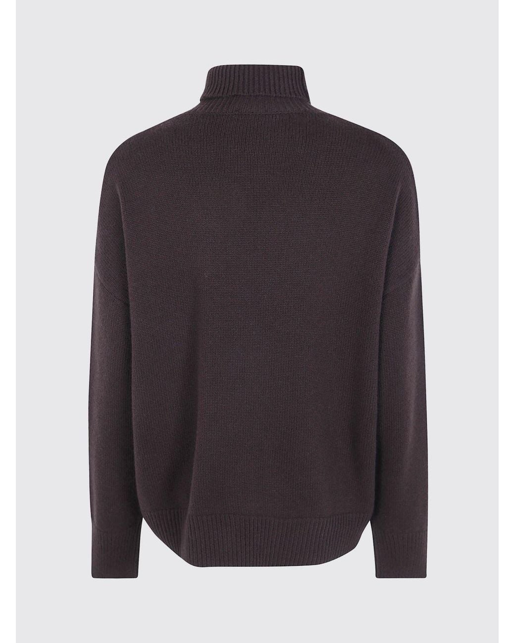 Mrz Blue Dropped Shoulder Virgin Wool And Cashmere Turtleneck Jumper
