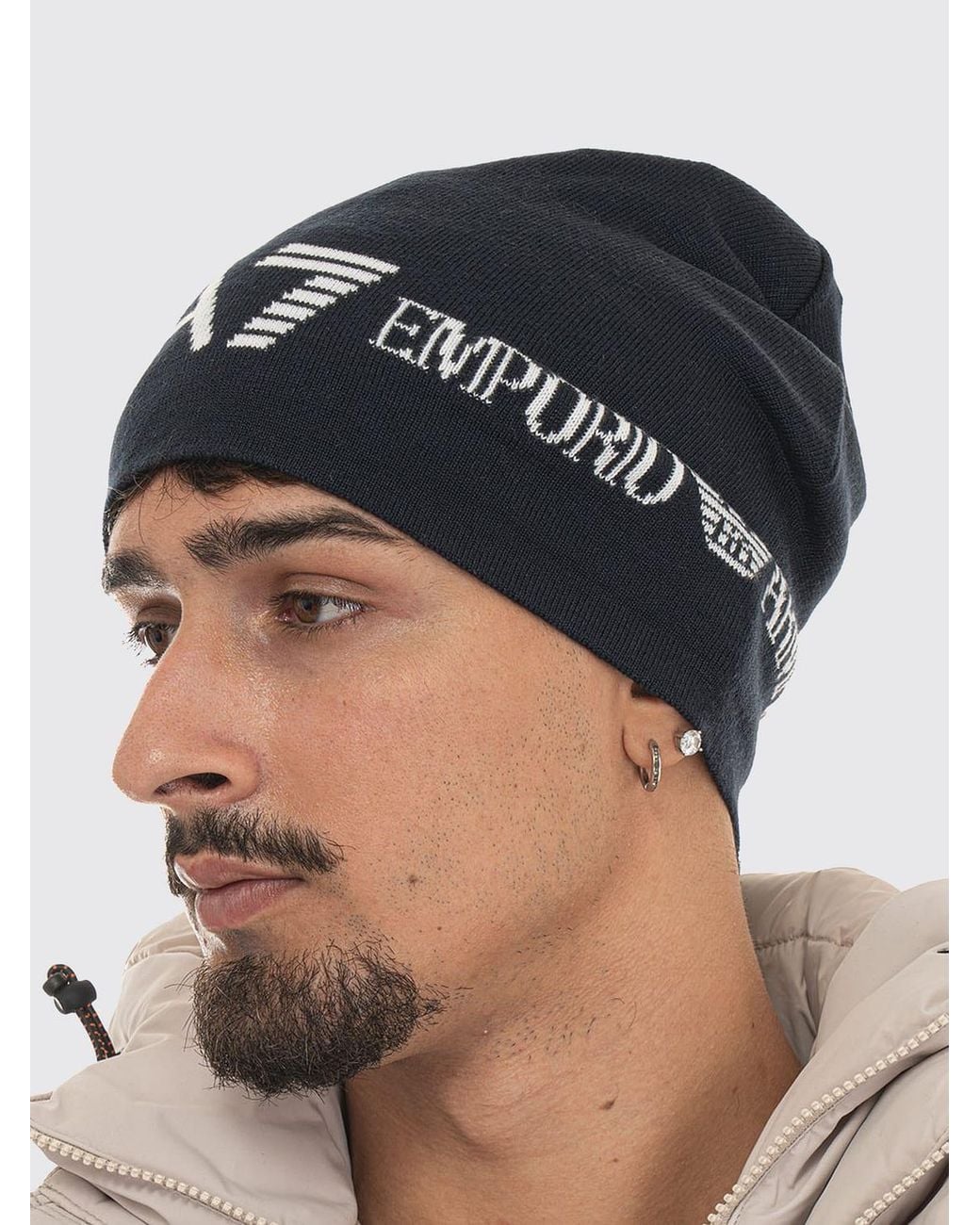 EA7 Blue Hat for men