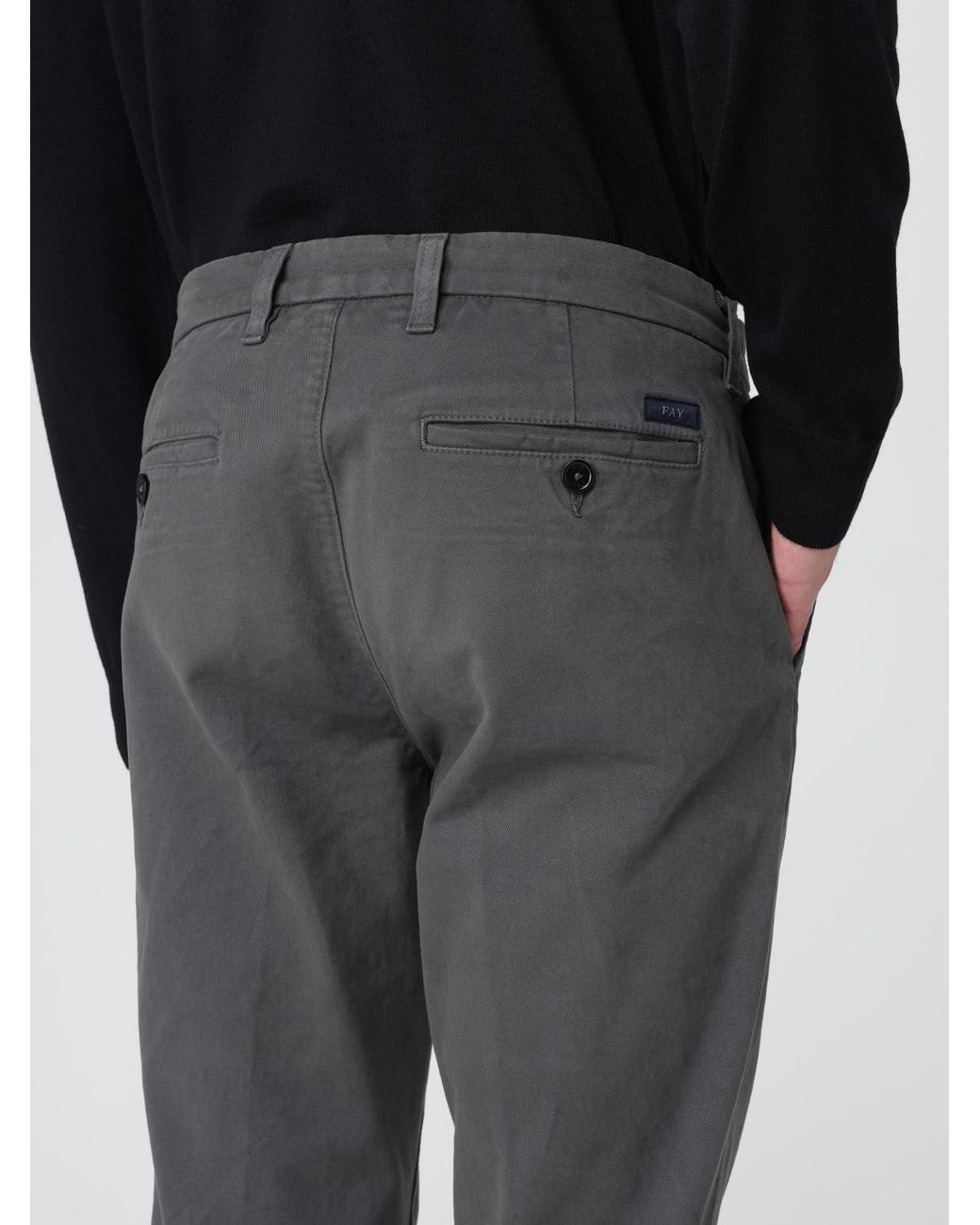 Fay Gray Pants for men
