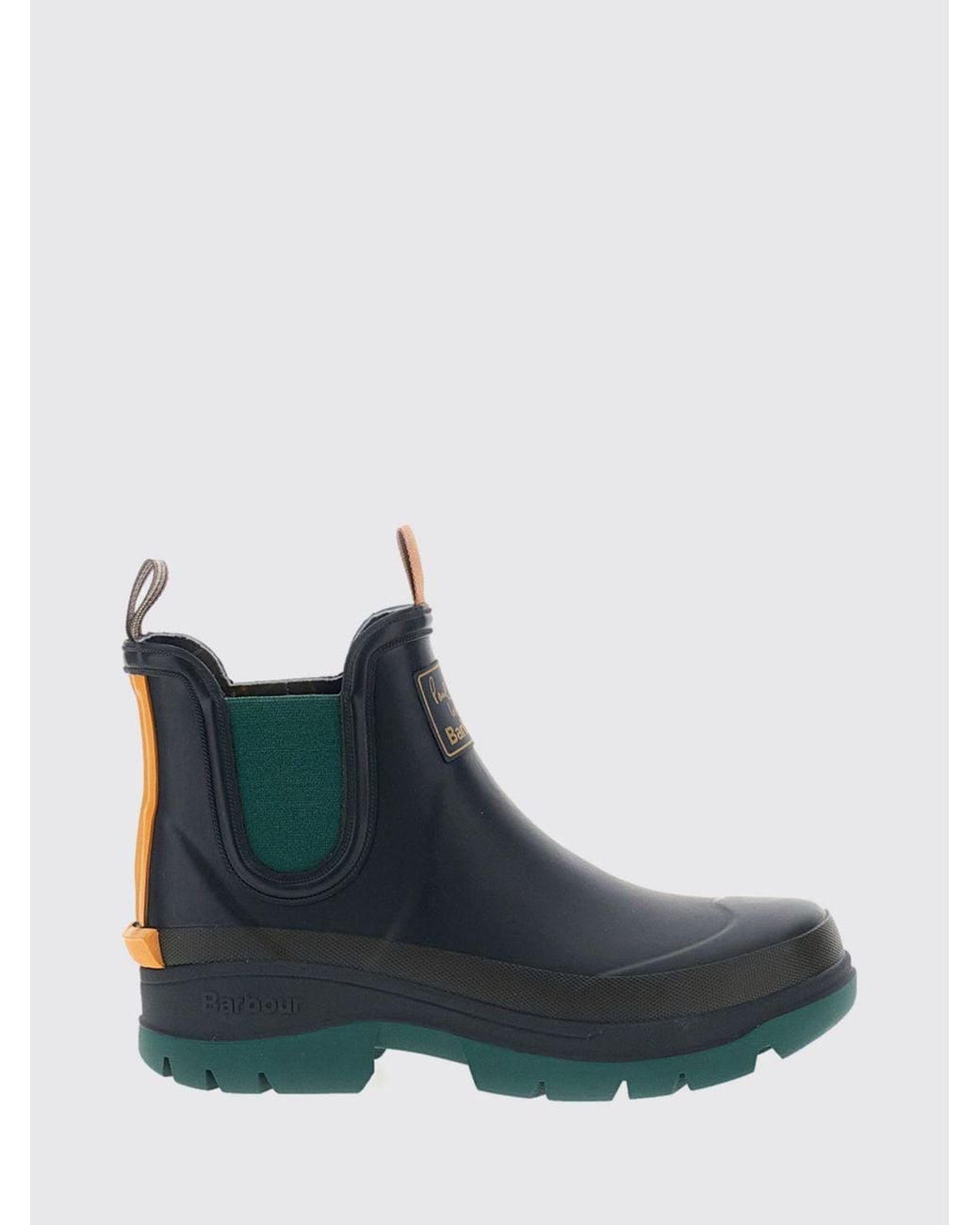 Barbour Blue Paul Smith X Bicolor Rubber Chelsea Rain Boots