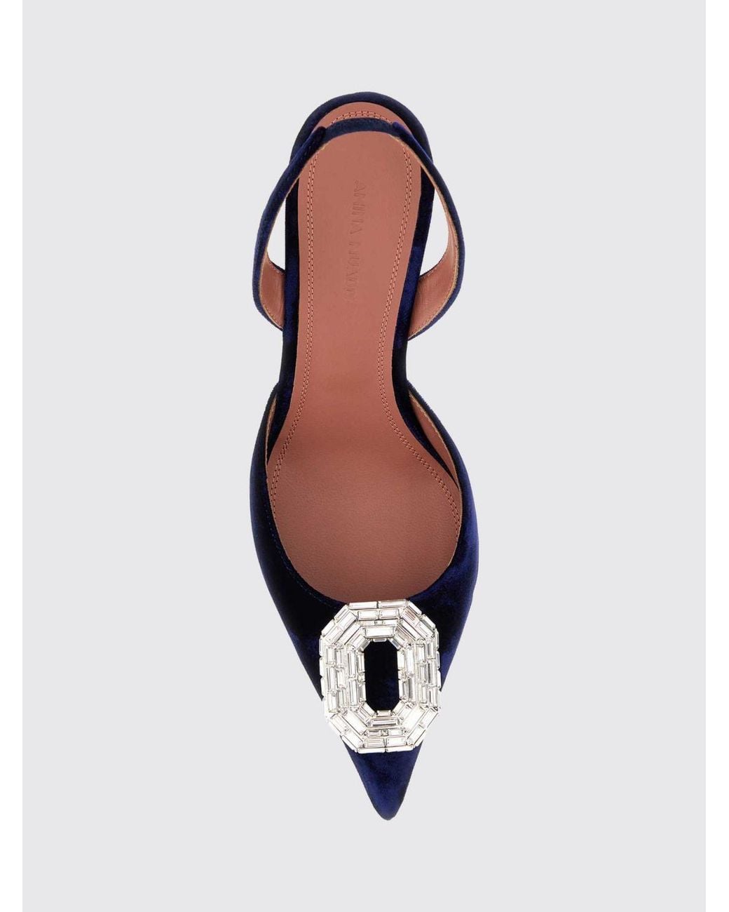 AMINA MUADDI Blue High Heel Shoes