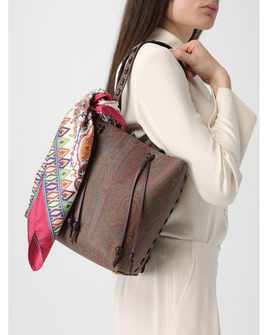 Etro Brown Shoulder Bag