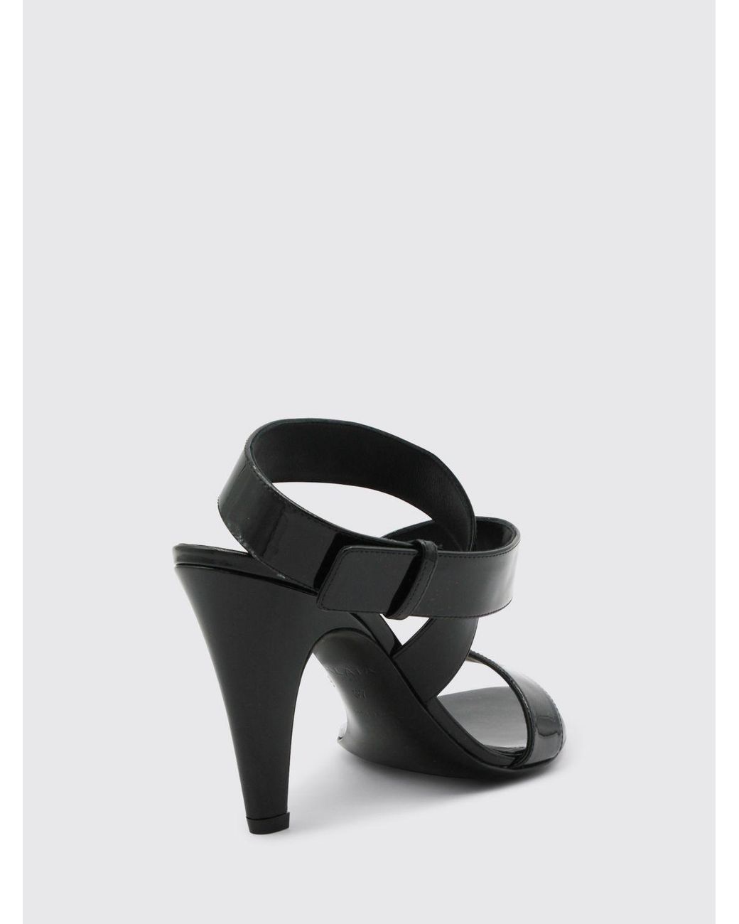 Alaïa Black Patent Leather Sandal