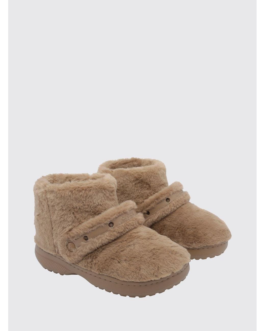CROCSTM Brown Classic Unfurgettable Faux Fur-Lined Eva Outdoor Boots for men