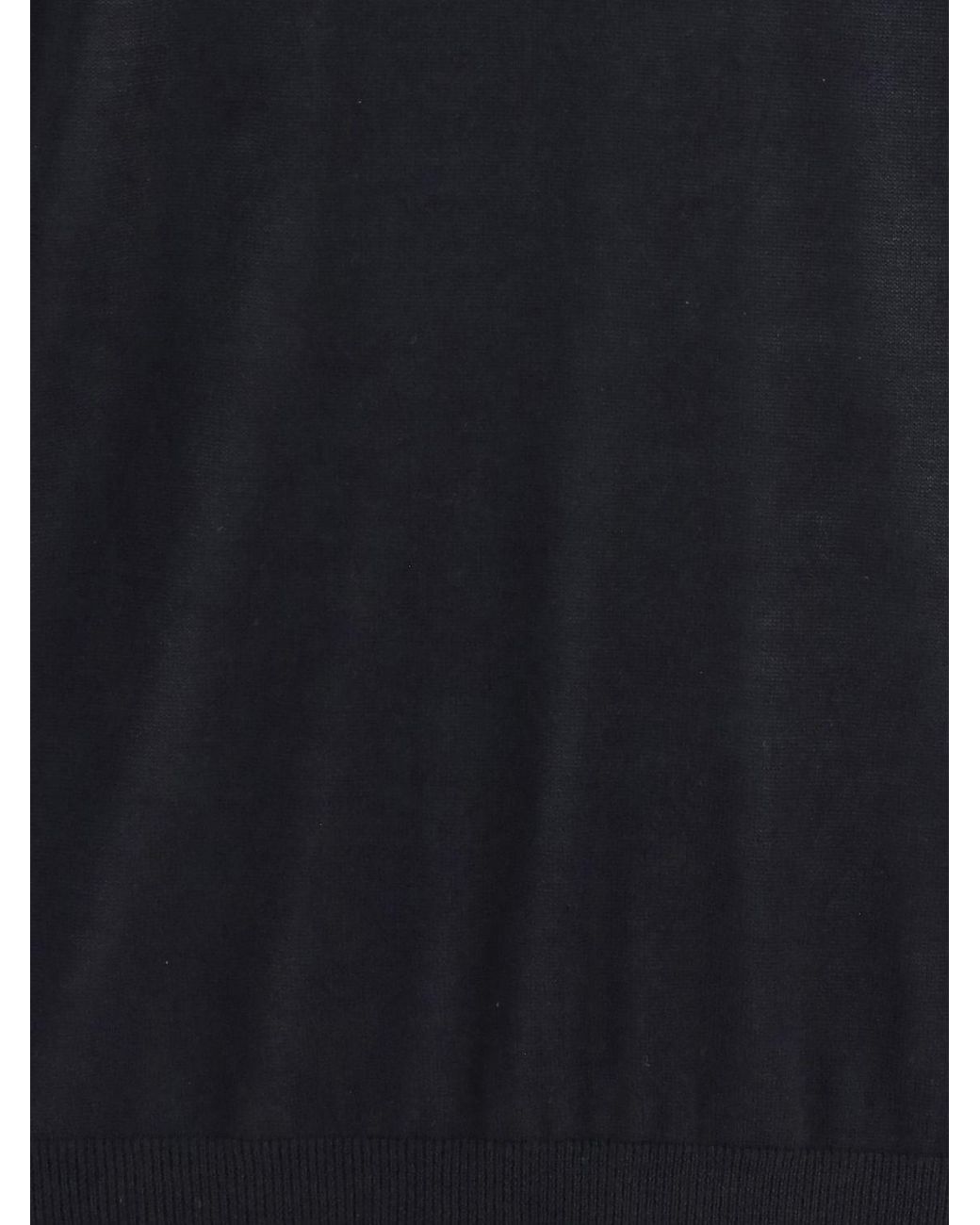 Giorgio Armani Blue Pure Cashmere Turtleneck With Long Sleeves And Ribbed Trims for men