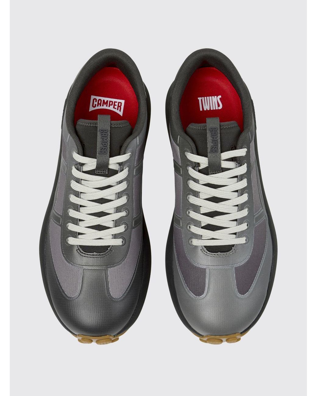 Camper Gray Twins Sneakers for men
