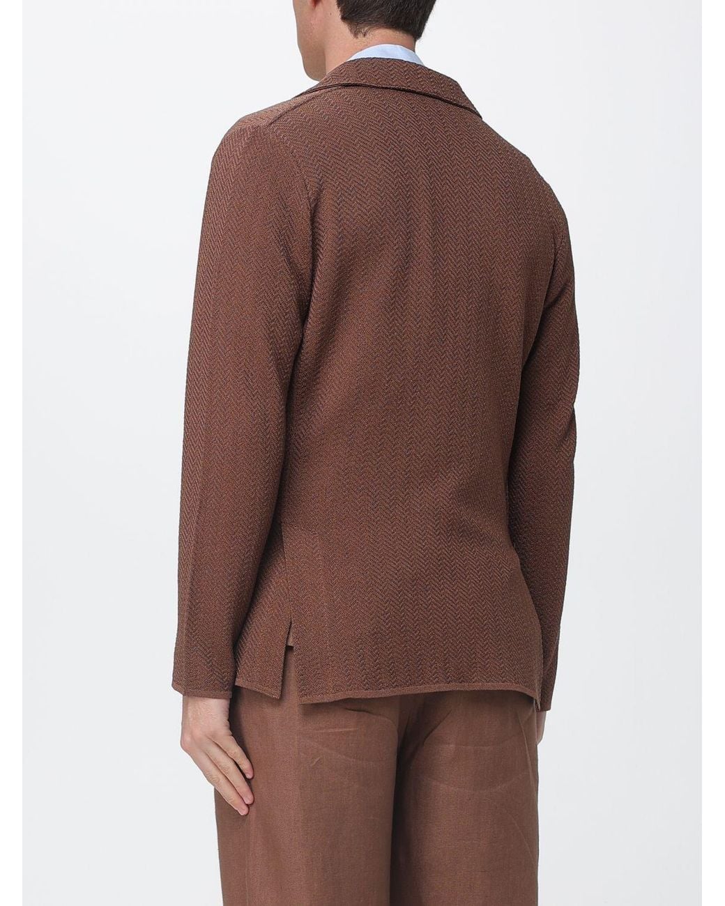 Lardini Brown Jacket for men