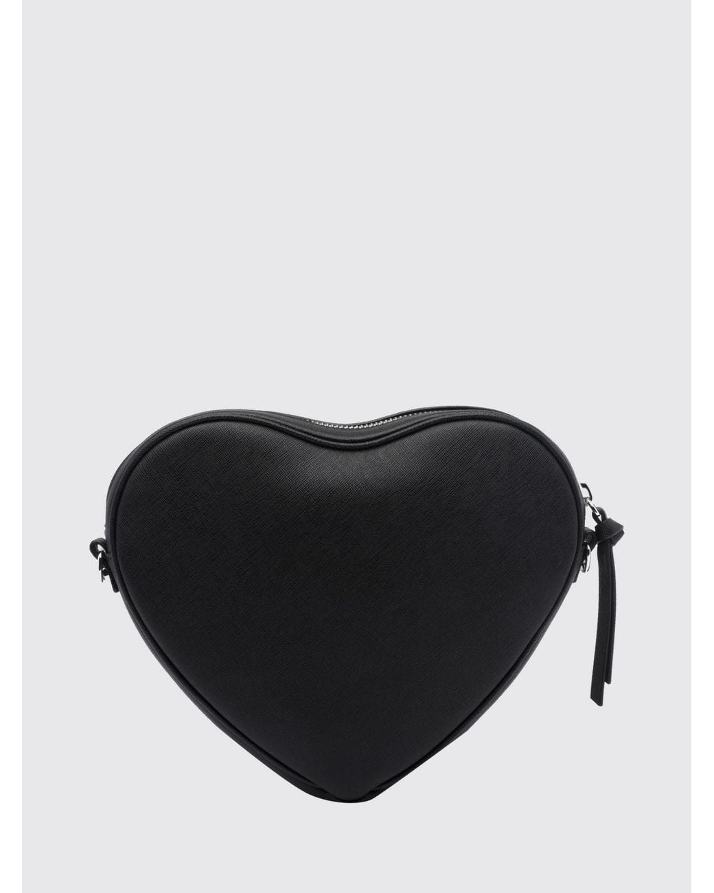 Vivienne Westwood Black Alexa Heart-Shaped Shoulder Bag With Orb Logo By