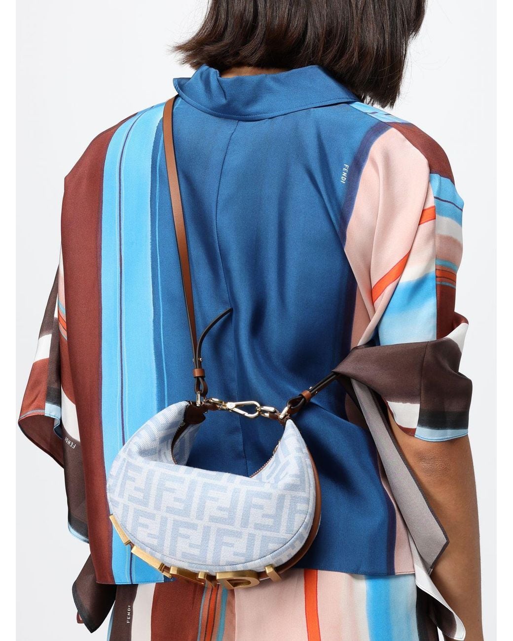 Fendi Metallic Graphy Mini Bag