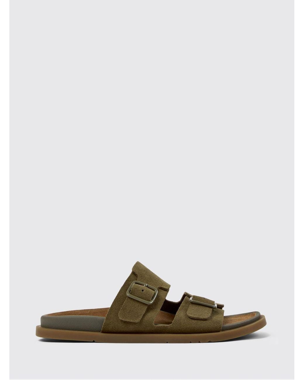 Camper Green Lluc Suede Sandals