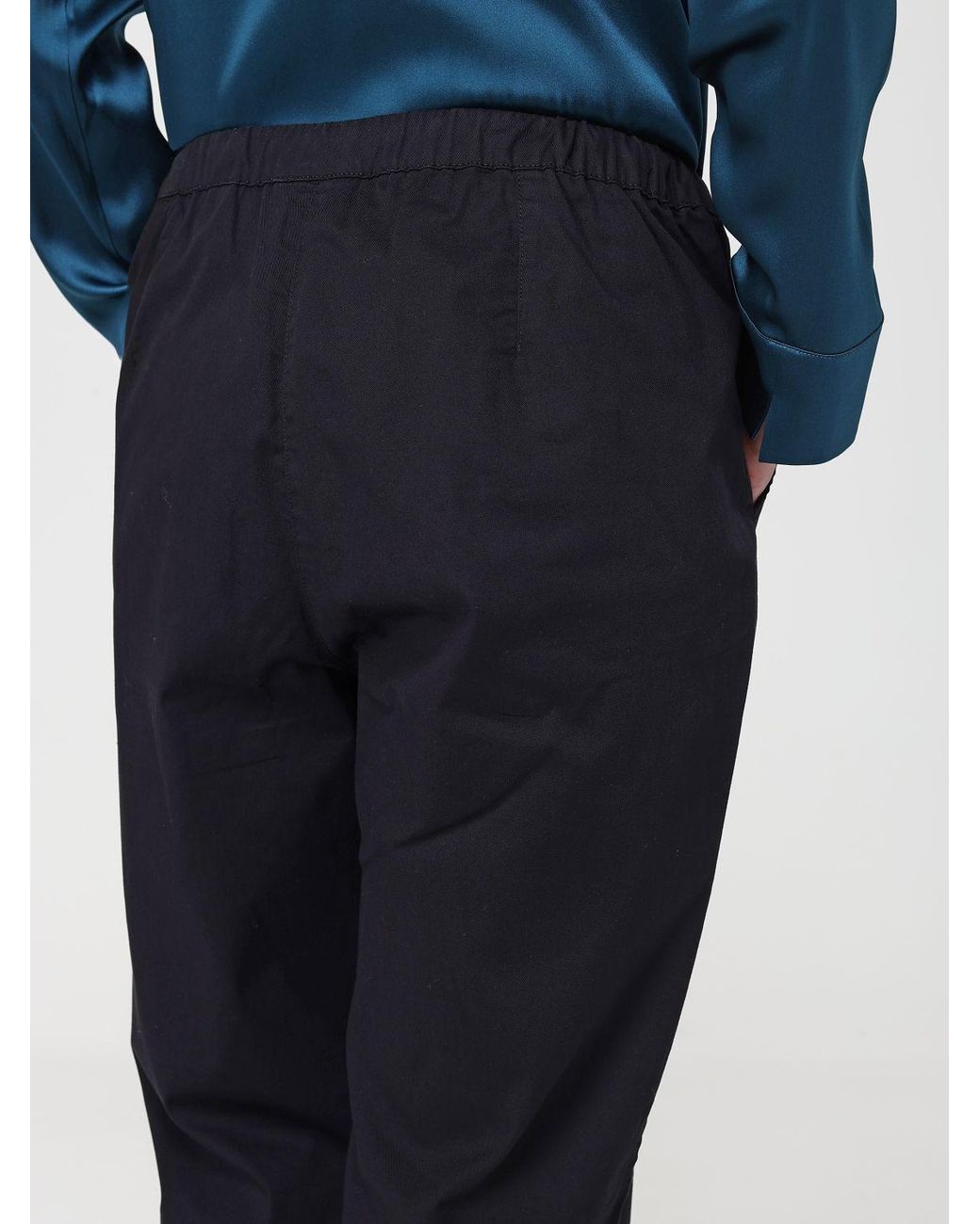 Max Mara Blue Cigarette Trousers