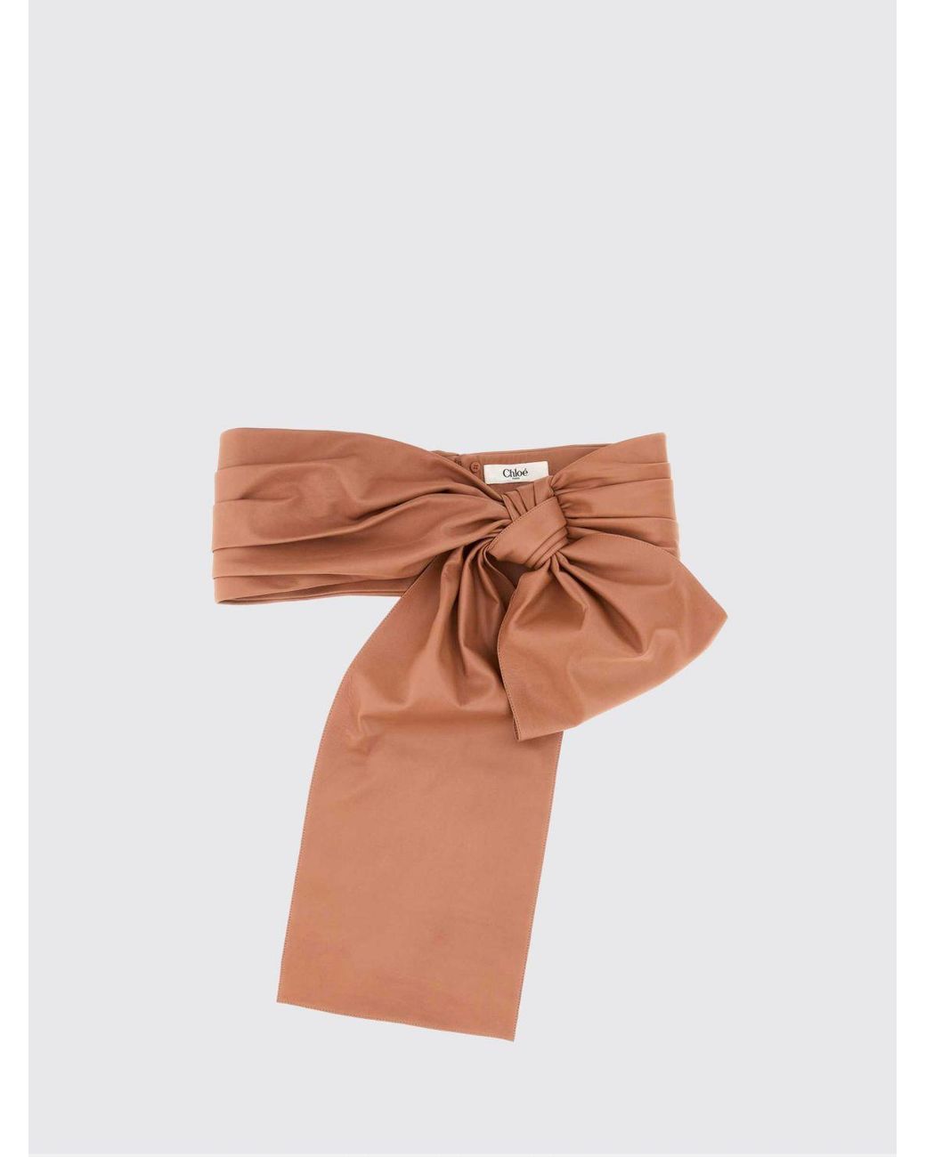 Chloé White ChloÉ Draped Belt