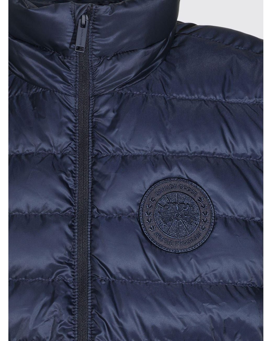 Canada Goose Blue Stratus Quilted Water-Repellent High-Neck Vest for men