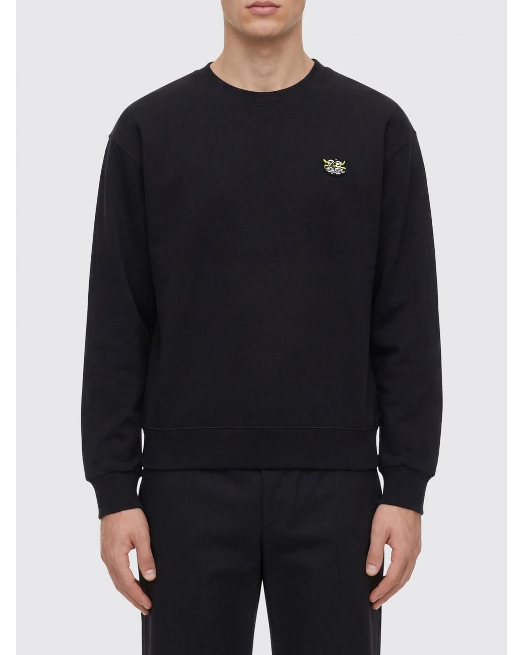 KENZO Blue Cotton Crew Neck Sweatshirt for men