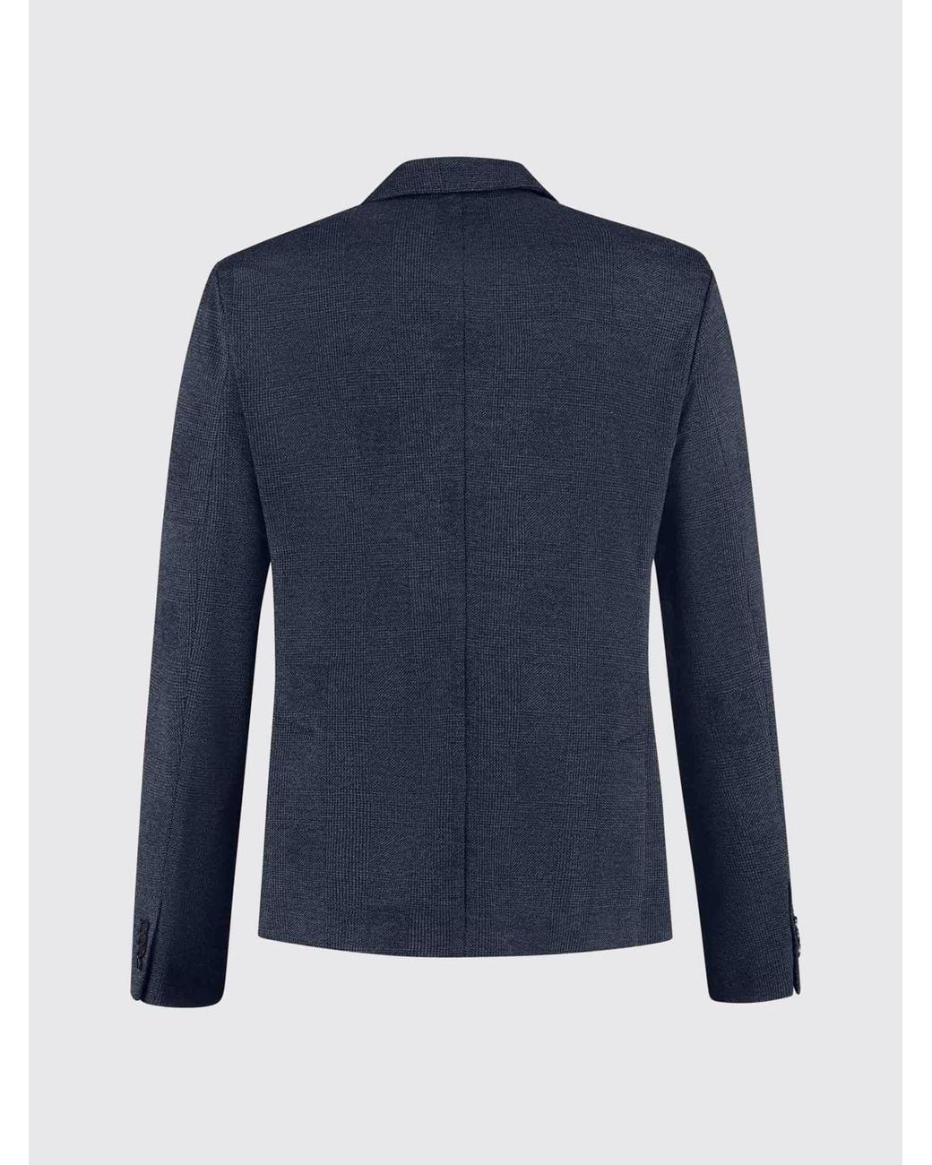 Brioni Blue Single-Breasted Wool Blazer With Patch Pockets for men