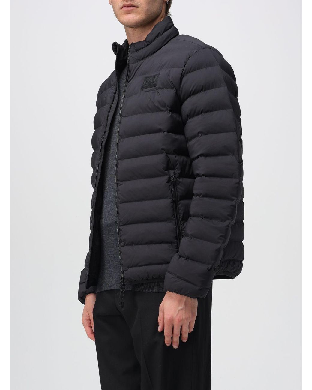 EA7 Gray Coat for men