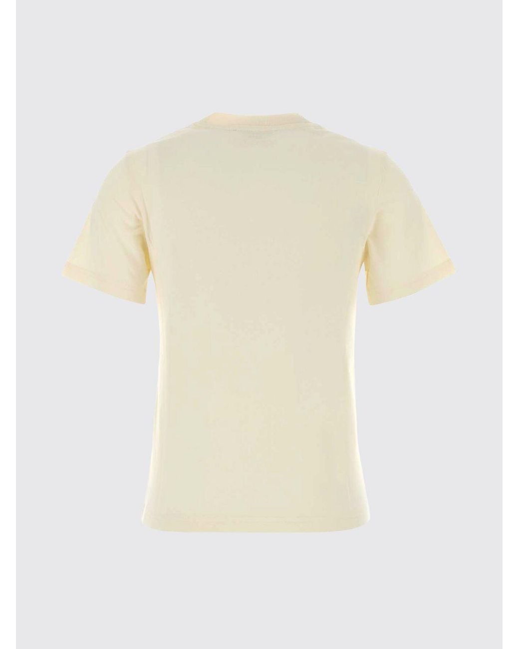 J.W. Anderson Natural All-Over Star Graphic Print Cotton T-Shirt