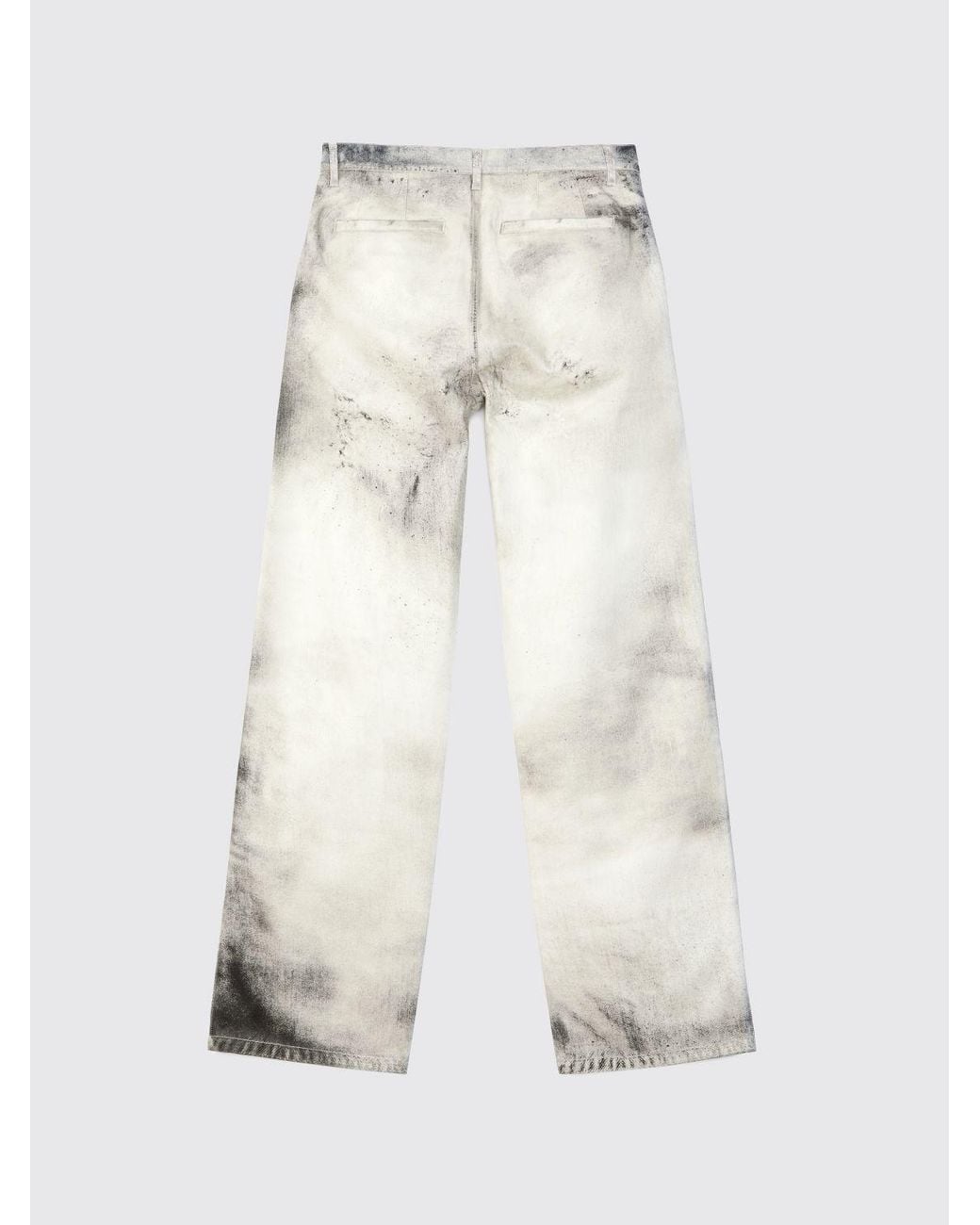 Camper White High-Waisted Wide Leg Jeans