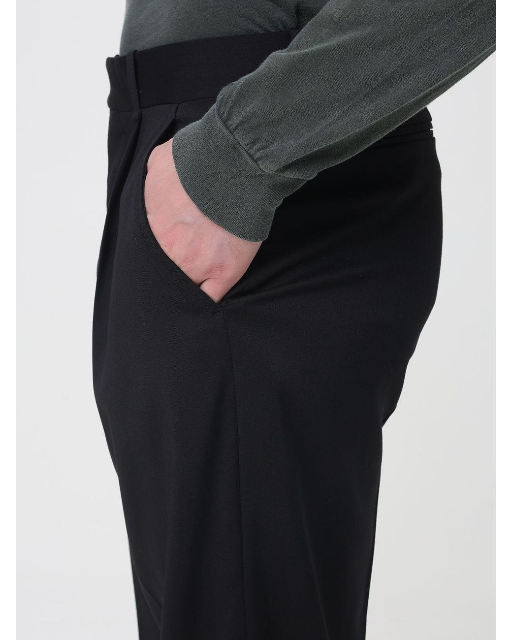 Our Legacy Black Classic Virgin Wool Trousers for men