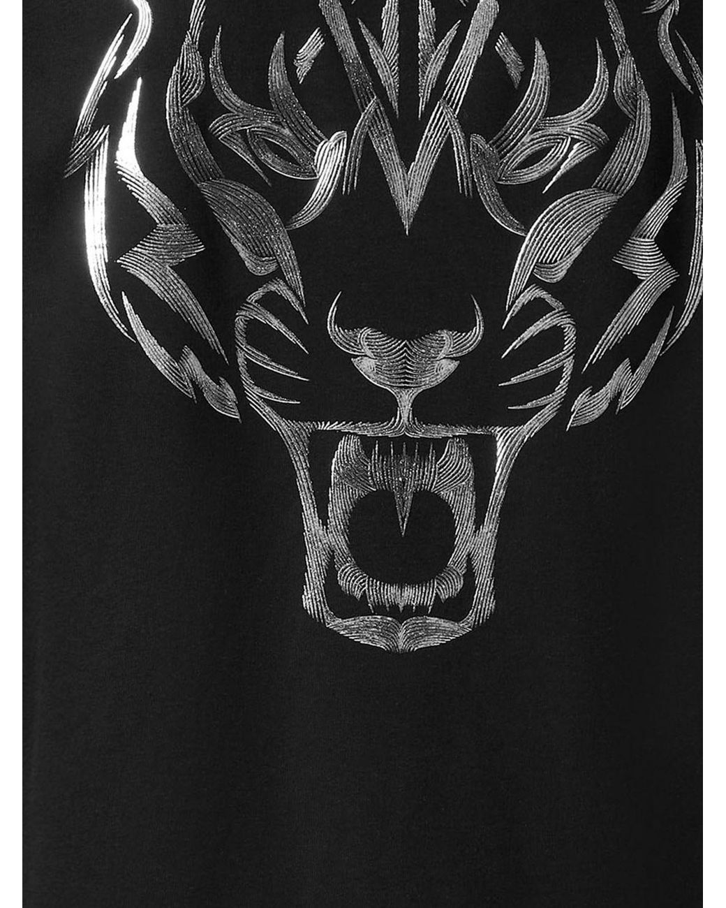 Philipp Plein Black Dropped Shoulder Embroidered Logo Cotton Sweatshirt for men
