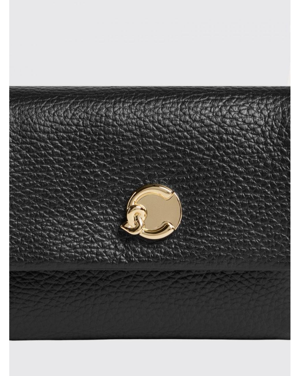 Coccinelle White C-Me Softy Hammered Leather Bag