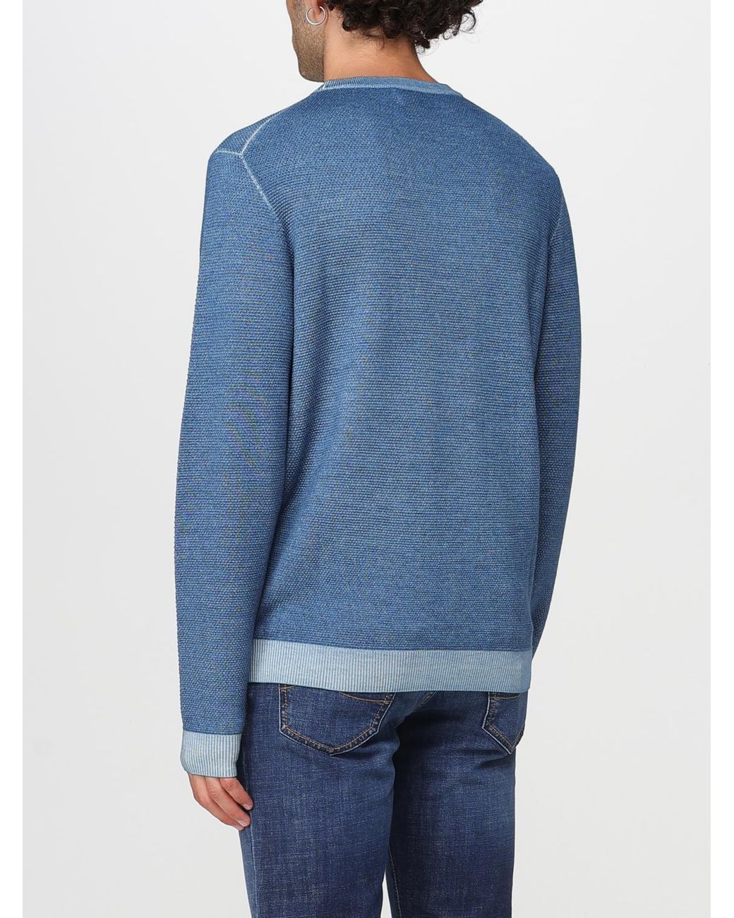 Sun 68 Blue Jumper for men