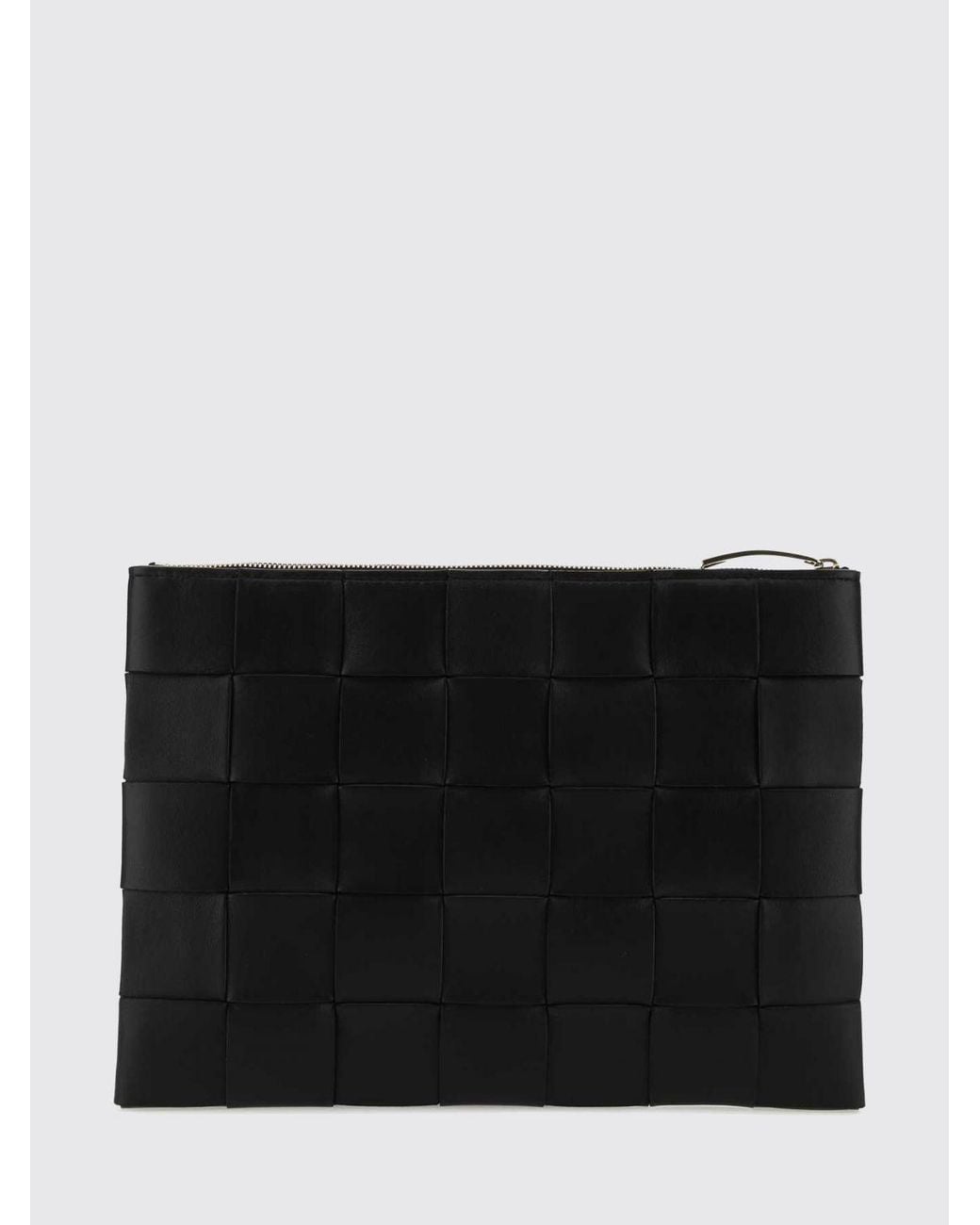 Bottega Veneta Black Rectangular Clutch