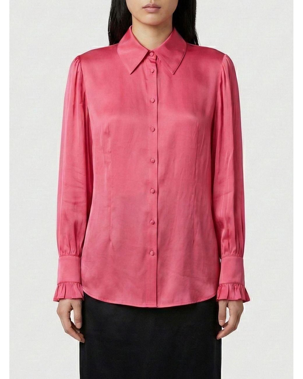 Zadig & Voltaire Pink Zadig &Amp Voltaire Satin Shirt