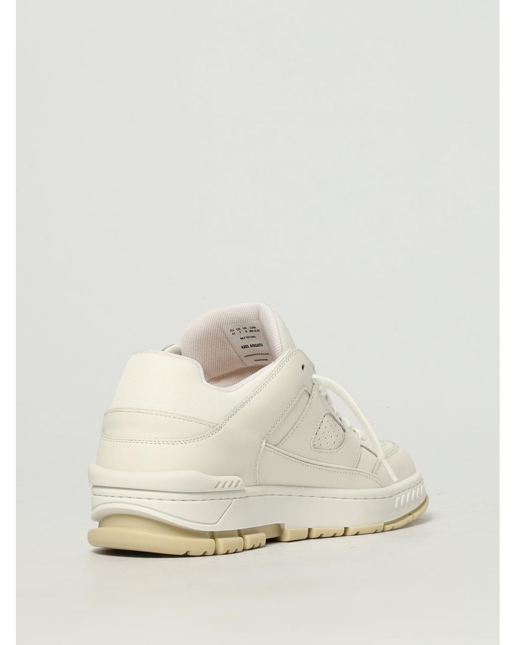 Axel Arigato Natural Area Lo Leather And Mesh Sneakers for men