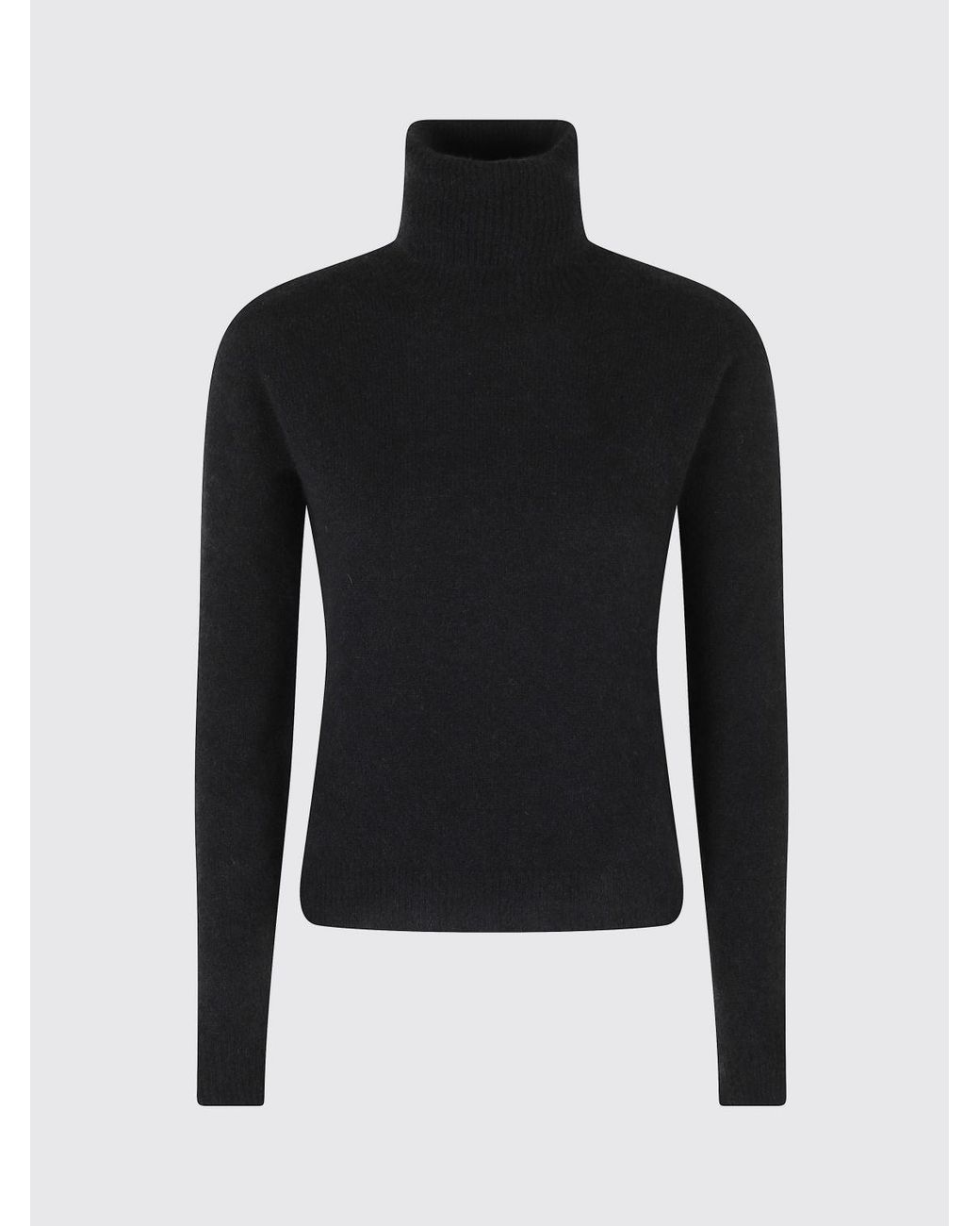 Roberto Collina Blue Slim Fit Cashmere And Silk Blend Turtleneck Jumper
