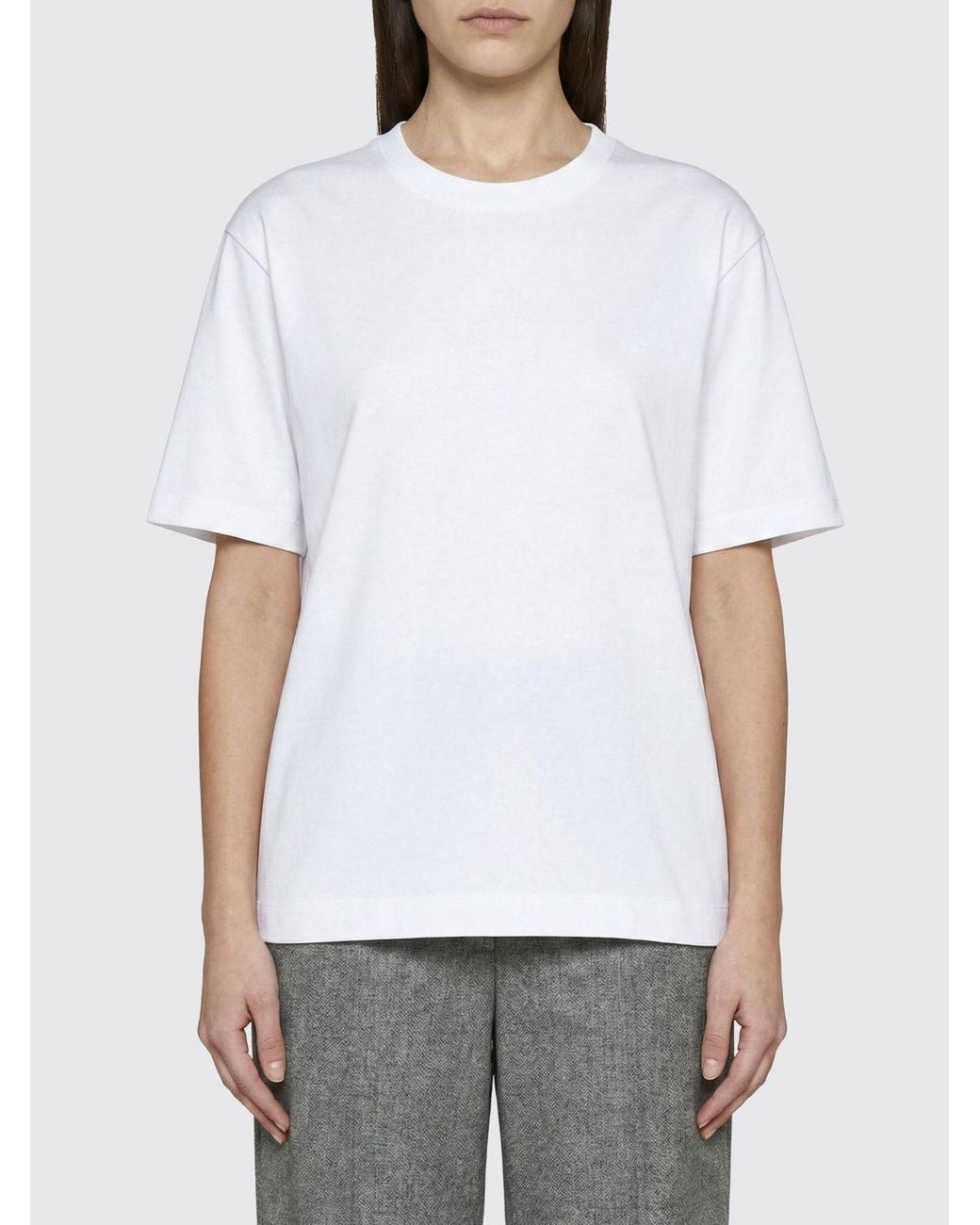 Dries Van Noten White Basic Cotton T-Shirts