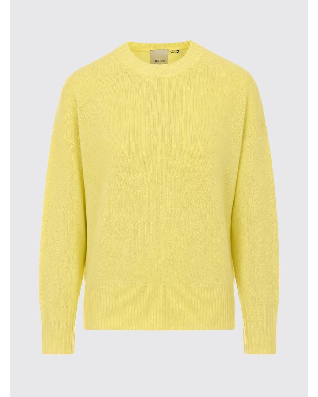 Allude Yellow Sweatshirt