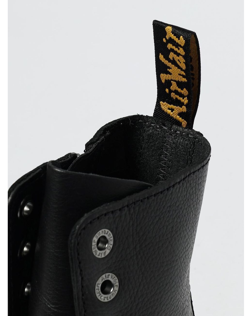 Dr. Martens Black Jadon Iii Pisa Leather Platform Ankle Boots